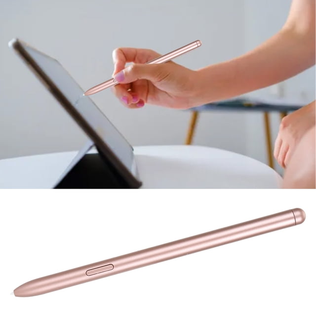 Stylet de Remplacement pour Galaxy Tab S7 / S7+Plus / S7 Lite, Stylet Tablette Haute Sensibilité avec Élastiques de Remplacement et Support de Tablette
