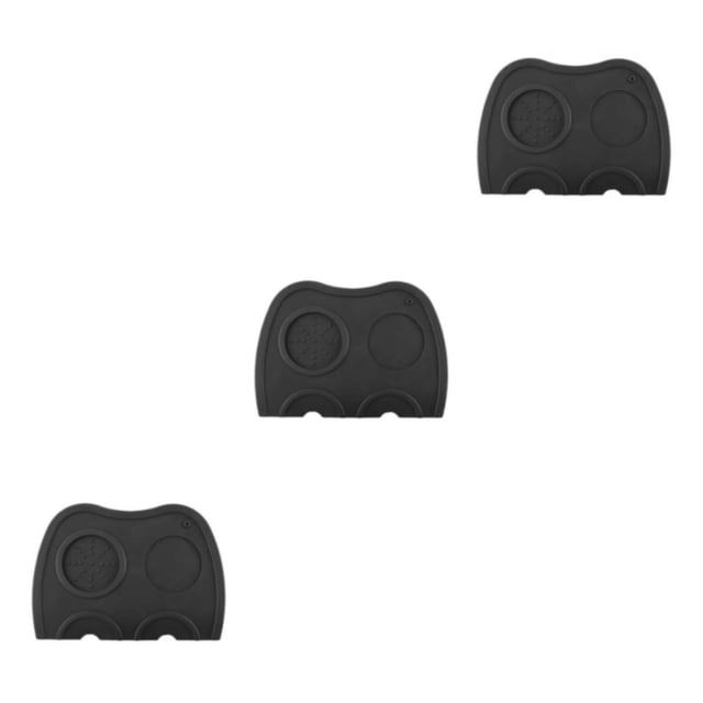 VONKY Coffee Tamper Pad Eco-friendly And Non-Slip For Precision Tamping Coffee Lovers black single head L 3Set