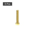 thumbnail image 3 of Unique Bargains Brass Hex Bolts, 5/16-18x1-3/4' 5 Pack Fully Thread Grade 4.8 Machine Screws, 3 of 4