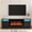 Black, variant on BeesClover 70" Black TV Stand for Living Room, Modern TV Console Table for TV Up to 75",Wooden Entertainment Center with Storage Cabinet, Fits Into 36'' Electric Fireplace (Not Include Fireplace)