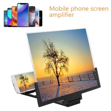 HOTBEST Loupe d'Écran de Téléphone 14 Pouces, Loupe d'Écran de Téléphone Mobile Pliable 3D HD avec Protection contre les Rayons Noire, pour iPhone, Samsung, HUAWEI