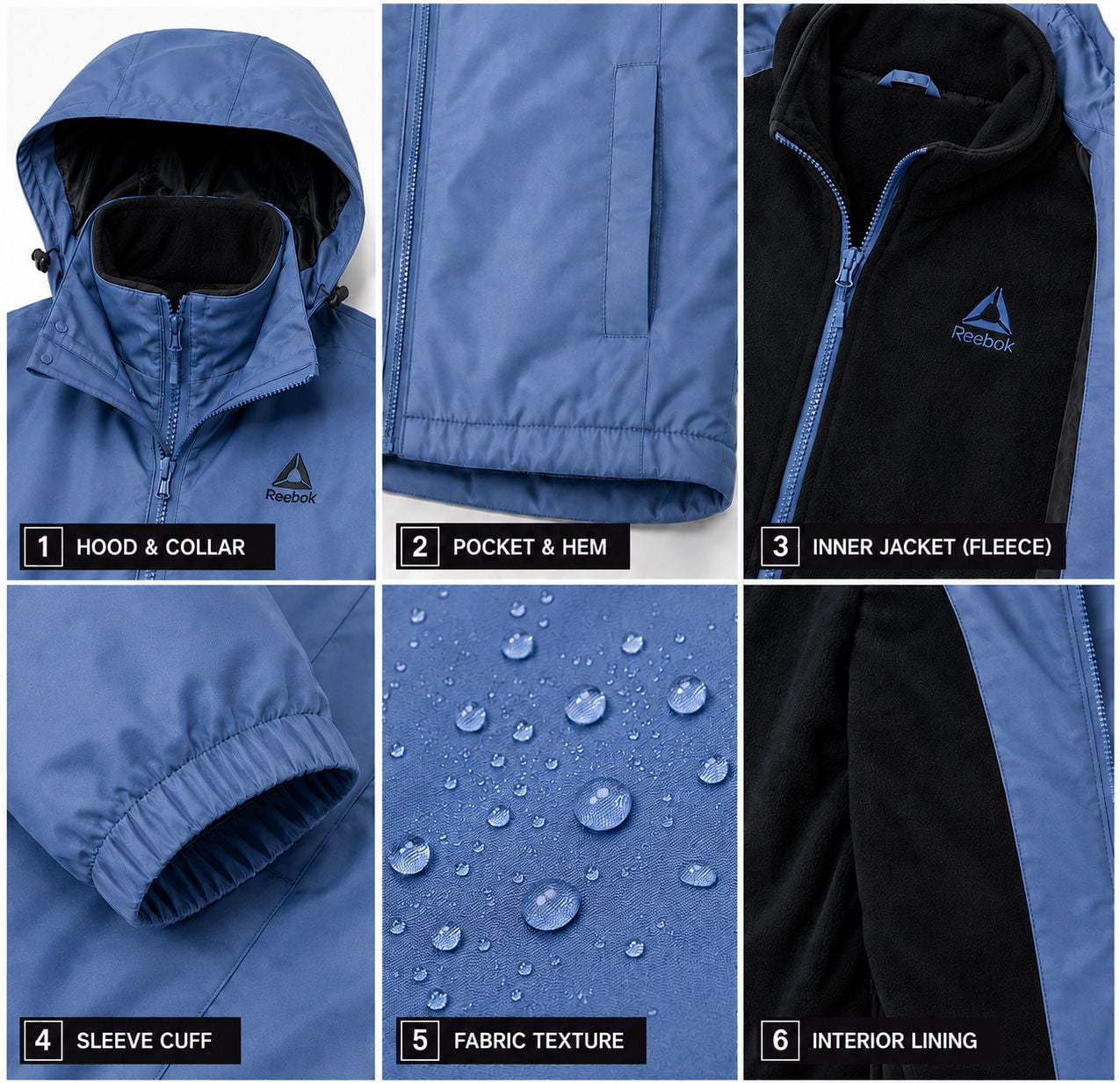 Reebok Women's All Weather 4-in-1 Jacket