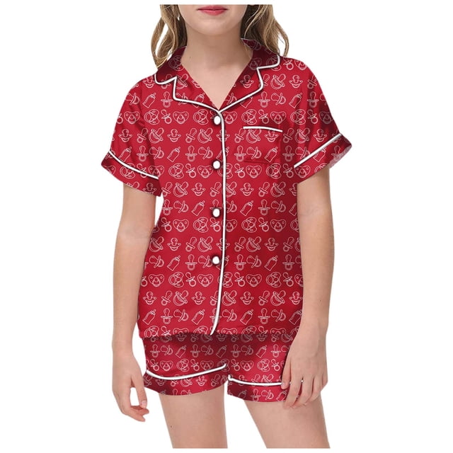 Luvoko Child Kid DIY Hand Painted Homewear Set Colouring Pajama Sets For And Girl Can Play With And