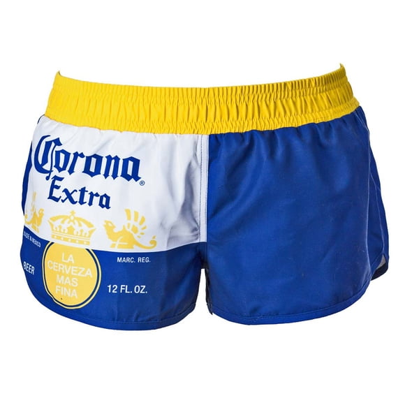 Corona Extra 44916-XL Corona Extra Label Womens Blue Swimwear Board Shorts - Extra Large