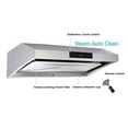 thumbnail image 3 of Vertrons 30" 850CFM Under Cabinet Range Hood | Steam Auto Clean | Superior Perimeter Extraction Design | Six Touch Control Speeds | Auto power off function | Remote Control | GU10 LED Lights, 3 of 7