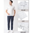thumbnail image 4 of Polos de Golf pour Hommes à Manches Courtes, Évacuation de l'Humidité, Coupe Sèche, Motifs Imprimés, Polo de Performance à Col, Polos de Golf pour Hommes, 4 of 6