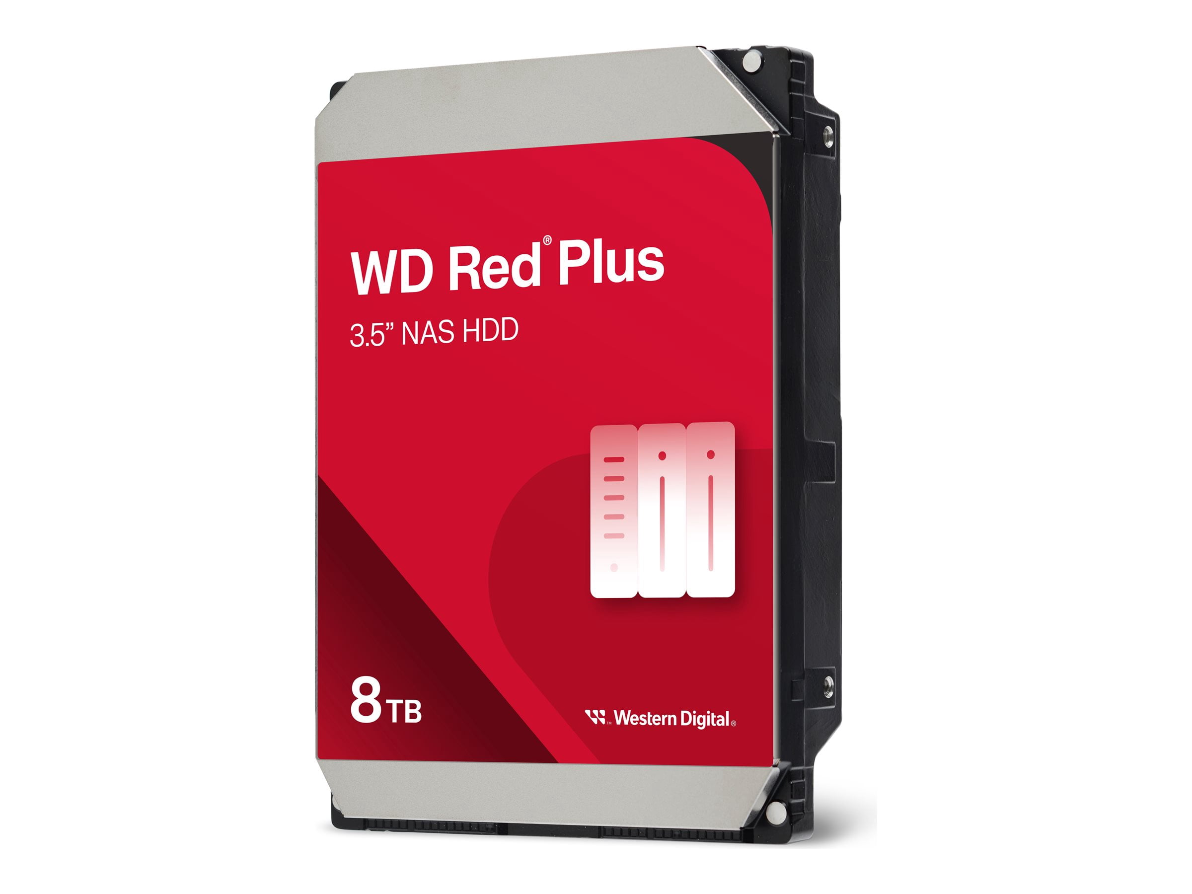 Western Digital WD Red Plus 8TB 本体 WD Red Plus WD80EFPX - Hard drive - 8 TB - internal - 3.5