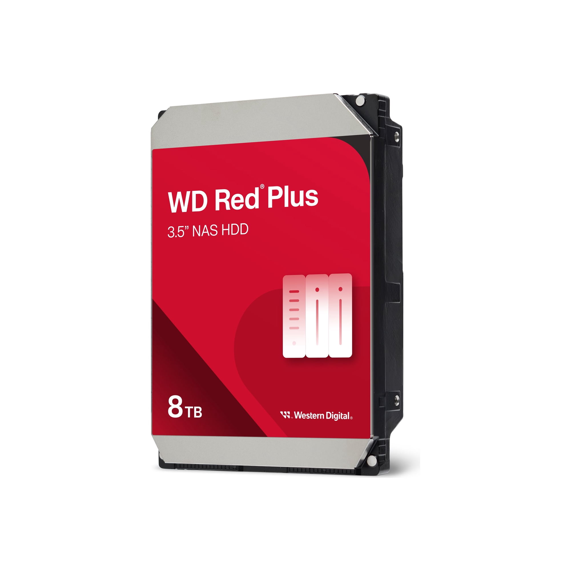 外付けハードディスク・ドライブ Western Digital WD Red Plus 8TB HDD WD Red Plus WD80EFPX - Hard drive - 8 TB - internal - 3.5