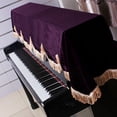 thumbnail image 3 of Piano Half Cover, Dustproof Washable Anti-Dust Cover, Supple Soft Well-Proportioned Stretchable For Digital Piano Keyboard, 3 of 8