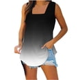 thumbnail image 2 of UPPADA Womens Spaghetti Strap Yoga Tank Tops Strappy Back Activewear Workout Compression Tops Workout Tank Tops Athletic Built In Bra Cross Back Cute Tops, of Day Sales, 2 of 5
