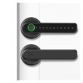 thumbnail image 2 of Door Lock, Tuya Smart Lock Fingerprint Password Bedroom Wooden Door Lock Office Home Ball Lock Handle Smart Lock ,Easy to Install, 2 of 8