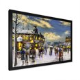 thumbnail image 2 of Designart Paris In Christmas Winter I Traditional Framed Wall Art, 2 of 4