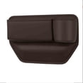 thumbnail image 1 of Brown Car Passenger Side Seat Gap Storage Box Multifunctional Storage Pu Leather Organizer Brown B #hj1W8, 1 of 7