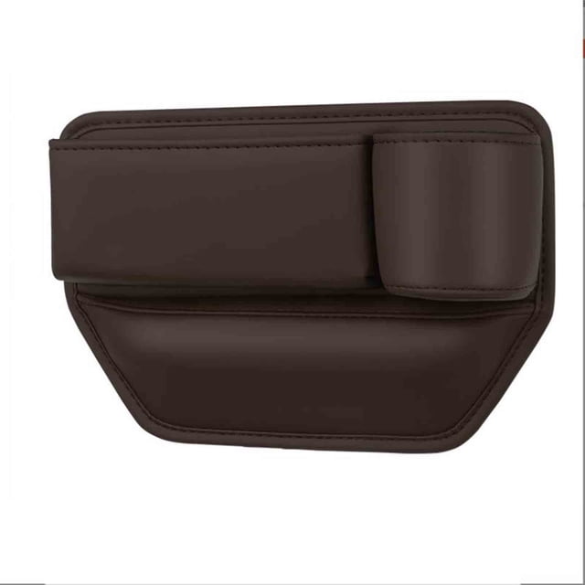 Brown Car Passenger Side Seat Gap Storage Box Multifunctional Storage Pu Leather Organizer Brown B #hj1W8