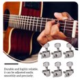 thumbnail image 2 of serony 6 Pieces Guitar Half Sealed Machine Head Tuning Pegs Guitars Tuner Knobs Stringed Instrument Repair Replacing Parts Accessory 6 Right, 2 of 5