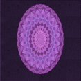 thumbnail image 1 of Ahgly Company Machine Washable Indoor Square Transitional Dark Orchid Purple Area Rugs, 7' Square, 1 of 7