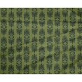 thumbnail image 4 of oneOone Polyester Lycra Fabric Dot & Floral Block Printed Fabric 1 Yard 56 Inch Wide, 4 of 4