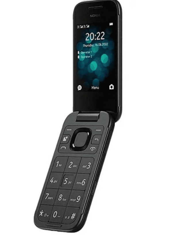 NOKIA 2660 FLIP DS 4G Black OEM Works with Rogers, Fido, Chatr