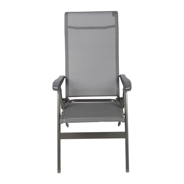 Fauteuil Inclinable de Camping Pliable Ozark Trail Deluxe, Gris, Patios et Terrasses Extérieurs