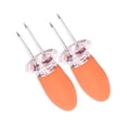 thumbnail image 2 of Braveheart 2pcs Brochette de Maïs Brochette en Acier Inoxydable avec Poignées en Silicone, Orange, 2 of 9
