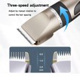 thumbnail image 3 of Tondeuse Électrique 0.8-2.0mm Rechargeable Sans Fil pour Homme, Tondeuse en Céramique LED avec Brosses de Limitation, Gris, 3 of 8