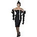 thumbnail image 3 of Smiffys Costume de Flapper pour Homme Taille TTG-US 22-24, Noir, 3 of 4