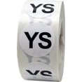 thumbnail image 1 of Cercle Blanc YS Autocollants de Vêtements de Jeunesse 0,75 Pouce Rond 500 Pack, 1 of 1