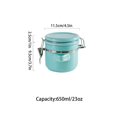 thumbnail image 3 of CUITING Coffee Canisters With Airtight Lids  Ceramic Containers With Lids  Cookie Jars With Lids Airtight Decorative-blue-650ml/23oz, 3 of 9