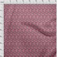 thumbnail image 3 of oneOone Georgette Viscose Fabric Leaves & Floral Block Print Fabric BTY 42 Inch Wide, 3 of 4