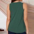 thumbnail image 5 of LSLJS Débardeur de Maternité pour Femme, Col Rond Basique Sans Manches, T-Shirt de Grossesse, Gilet Grande Taille, Débardeurs de Maternité ( Vert, P ), 5 of 5