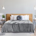 thumbnail image 3 of Unique Bargains Luxury Fleece Bed Blanket Woven Mesh, 3 of 10