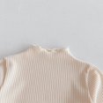 thumbnail image 4 of Vente de Chandail Tricoté Enfants Hommes et Femmes Manches Longues Col Rond Hauts Chandail en Molleton pour Bébé Beige 100, 4 of 5