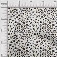 thumbnail image 1 of oneOone Silk Tabby Fabric Leopard Animal Skin Printed Fabric 1 Yard 42 Inch Wide, 1 of 4