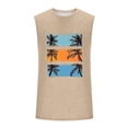 thumbnail image 4 of JDQJBZ Mens Sleeveless Undershirts Summer Solid Color Knit Crew Neck Sleeveless Tops Stretchy, 4 of 5