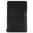 thumbnail image 1 of Carnet de Voyage en Cuir PU Classique Journal Personnalisé Bloc-Notes Rechargeable (Noir), 1 of 7