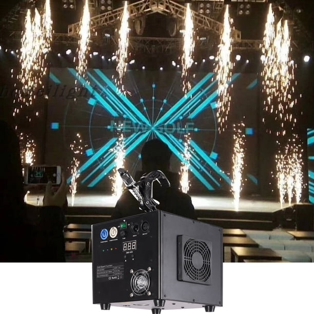 650W Upside Down Cold Spark Machine with Remote Control Waterfall