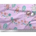 thumbnail image 2 of Soimoi Rayon Fabric Floral,Tree & Owl Kids Fabric Prints by Yard 42 Inch Wide, 2 of 3