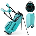 thumbnail image 1 of Gymax 8-Way Golf Stand Bag w/ 5 Pockets Lightweight Portable Golf Club Bag Handles, 1 of 10