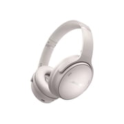 Bose QuietComfort - Headphones with mic - full size - Bluetooth - wireless, wired - active noise canceling - 3.5 mm jack - smoke white