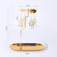 thumbnail image 4 of ziyahi Gold Candle Holder Rotating Tea Light Holder Candleholder Decor C, 4 of 9