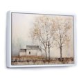 thumbnail image 2 of Designart Large Tree White Framed Wall Art, Rustic Farmhouse Tree Scenery , Trees framed wall art decor, Brown White Framed Wall Art, 40x30 inches White Color Frame, 2 of 5
