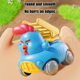 thumbnail image 3 of Feltree Animal Inertia Engineering Toy Car with Chicken Design, Movable Vehicle for Kids Pretend Play and Learning, 3 of 8