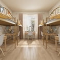 thumbnail image 3 of GloryStar Twin Loft Bed Frame, Compact Metal Loft with Adjustable Ladder & 400 lb Capacity for Kids’ Rooms or Dorms, No Box Spring Needed, 3 of 8
