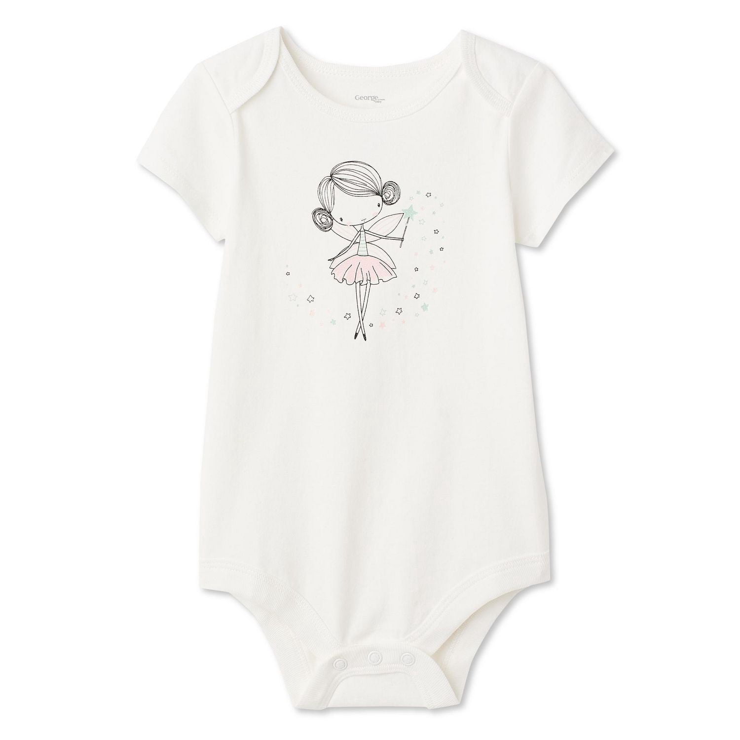 Cache-couche avec imprimé graphique George pour bébés filles
