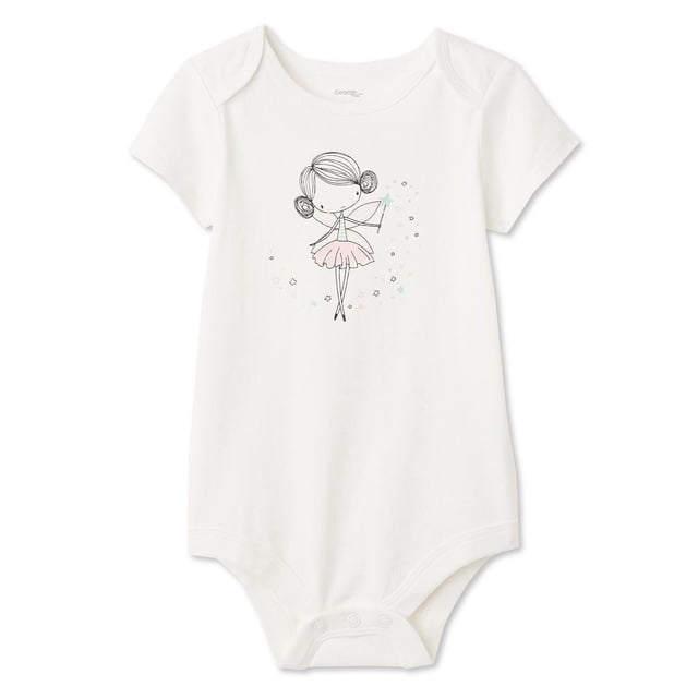 Cache-couche avec imprimé graphique George pour bébés filles