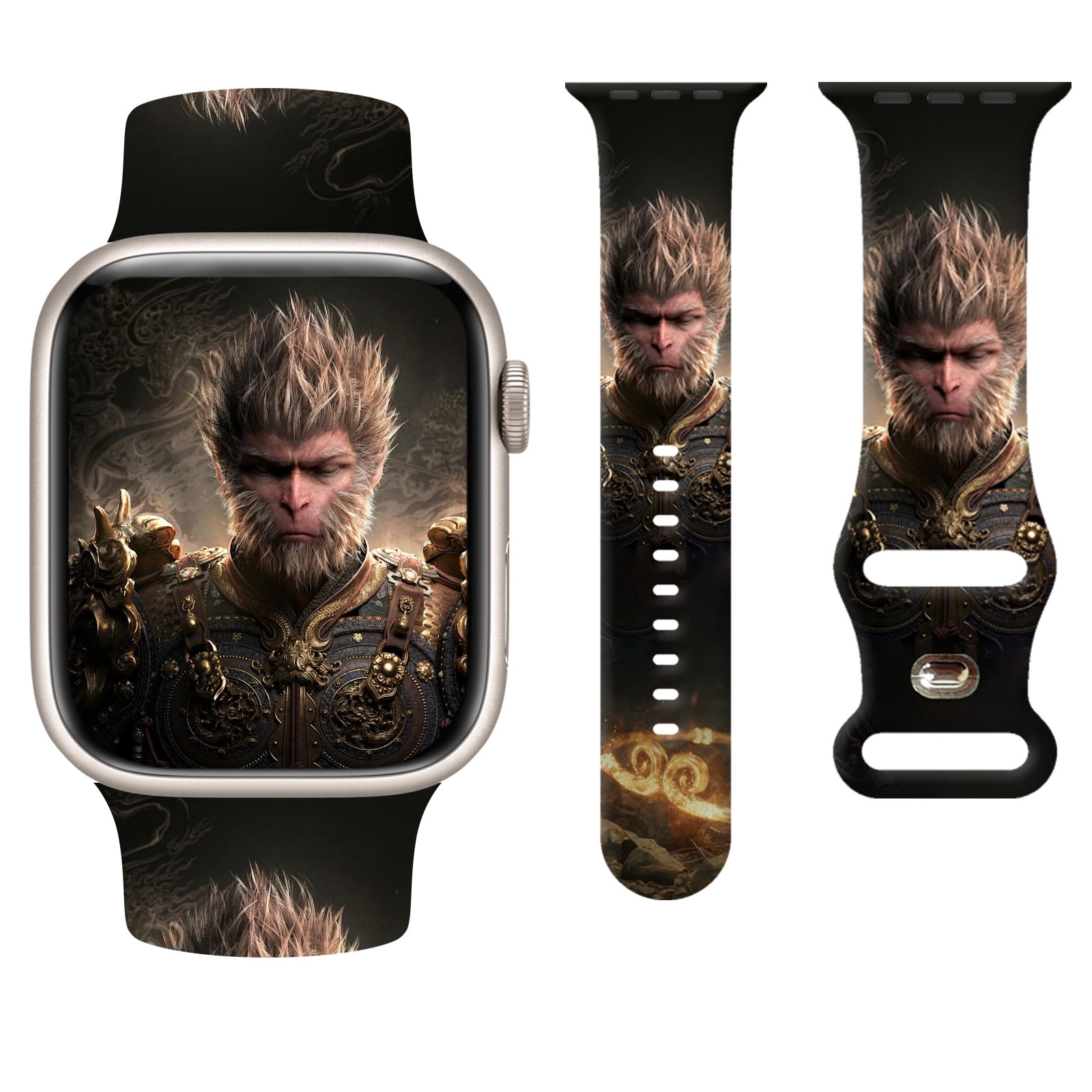 XIHAMA Sport Band Compatible with Apple Watch Band 38mm 40mm 41mm 42mm 44mm 45mm 49mm for Men and Women, Adjustable Soft Silicone Replacement Smart Watch Wristband for iWatch Series 1 to 9/ultra