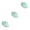 thumbnail image 4 of Langgg Leaf Shape Seasoning Dishes Table Sauce Container Kitchen Cutlery Snack Plate 7*11cm green 3Set, 4 of 6