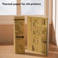 thumbnail image 3 of Refill Print Paper, Oil Resistant Wide Application Thermal Printer Paper  Compatibility 2 Rolls BPA Free Waterproof  for School, 3 of 7