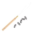 thumbnail image 2 of fastboy 5 Pcs Perles de Tressage de Cheveux Outil d'Extension de Cheveux + Décoration Crochet Tirage 2 1Set, 2 of 6