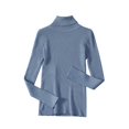 thumbnail image 5 of Yuyuzo Sweaters for Women Long Sleeve Turtlenecks Ribbed Knit Comfy Slim Fitted Basic Pullover Tops, 5 of 5